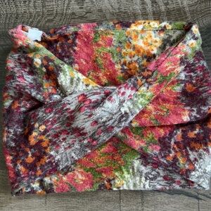 Vtg Madison88 Floral Multicolor Women's Infinity Scarf